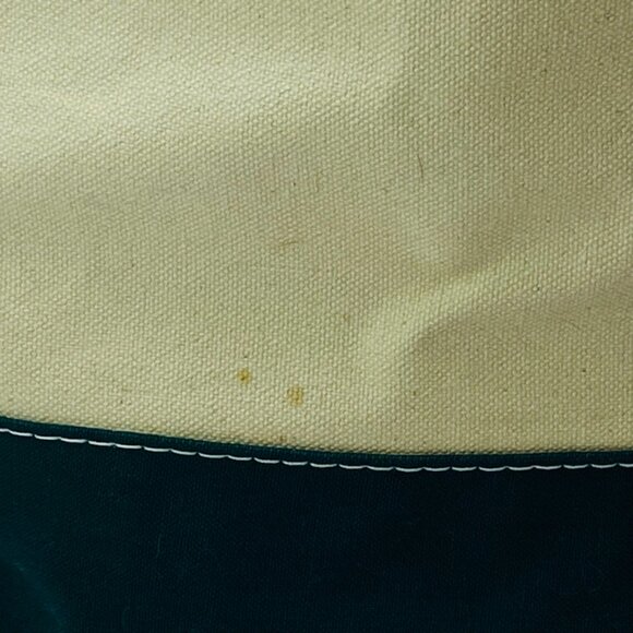 LL BEAN Canvas Catalog Storage Tote 100% Cotton Heavy Canvas 8" x 9.5" x 8” - Picture 6 of 14